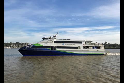WETA's 34-knot aluminium catamaran Pyxis was the first passenger ferry in the U.S. to field test the EPA-Tier 4 compliant mtu engines.